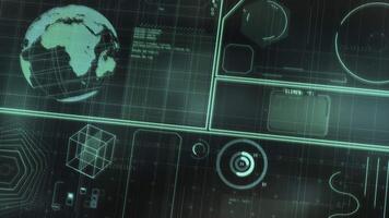 Displaying global data and complex information visualizations video