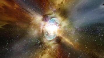 Space Journey with Supernova 4K Loop video