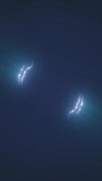 Electric ring portal effect with particle lights and radial glow in darkness video