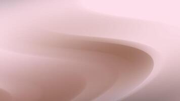 Minimalist creamy pink abstract background with soft flowing curves and subtle gradients, perfect for elegant branding, luxury design, or modern beauty concepts. video