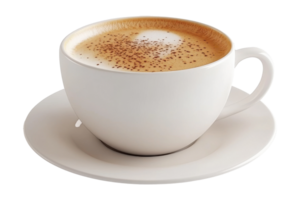 Cappuccino Cup with Sprinkle on Transparent Background Image png