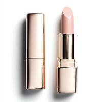 A stylish lipstick in a chic tube, perfect for enhancing beauty and adding a pop of color to any look. photo