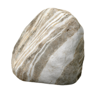 Striking striped rock on a transparent background showcasing unique geological formation and natural stone texture for design elements png