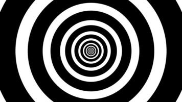 White Circle Transition Animation On Black Color Background video