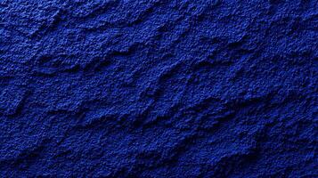Dark Blue Rough Texture Background Deep Blue Uneven Surface Closeup Detailed Pattern photo