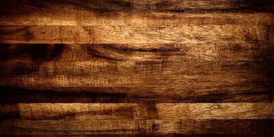 Dark Brown Wood Texture Background Rustic Wooden Plank Surface Grain Pattern photo