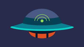 Smart Hat with Sound Control A futuristic hat that can block ambient sound displaying digital sound waves on an integrated indicator and changing its exterior color based on the. vector