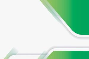 green border background with text space in horizontal frame vector