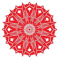 Sword and Shield Round Ornament Illustration vector