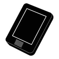 An icon of a tablet computer on a white background vector