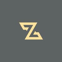 Modern minimal Z Logo Design and template. initial Z icon Monogram and Letters in . vector