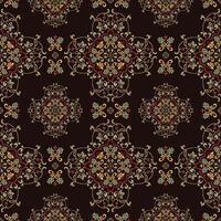 Bold and modern ethnic damask for stylish projects vector
