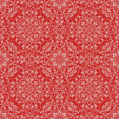 Decorative damask pattern with ikat flair, suitable for lifestyle branding.