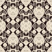 Timeless ikat damask motif in format, great for apparel, wallpaper, and more. vector