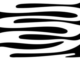black and white pattern in curve abstract background vector