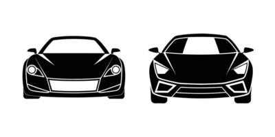 Streamlined Hypercar Profile vector