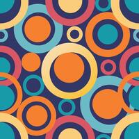 a colorful pattern with circles and circles. vector