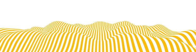Ramen spaghetti line pattern pasta background with Italian noodle . Abstract wave texture in instant wavy yellow Japan restaurant style. Banner design with curly wave of round vermicelli. vector
