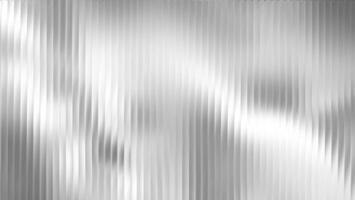 Ribbed metal texture with glass effect and striped pattern lines. Silver 3D gradient on corrugated abstract transparent window wall. Premium chrome panel sheet in retro luxury office style. vector