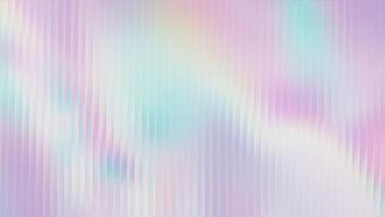 Ribbed background glass with hologram gradient blue color and rainbow effect. Abstract foil light with iridescent pink metal silver line and wall. Holographic texture with diamond purple chrome glow vector