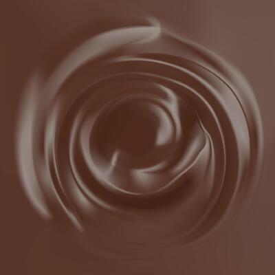 Dark Chocolate Swirl liquid dark cream. Sauce and food delicious texture with melt and creamy look. Hot sweet drop of dessert.