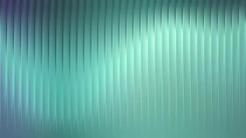 Blue Ribbed glass background with abstract pattern and 3D gradient lines. Blue premium texture with light blur and transparent wave effects. Plastic metal wall with fluted surface and glossy stripes. vector