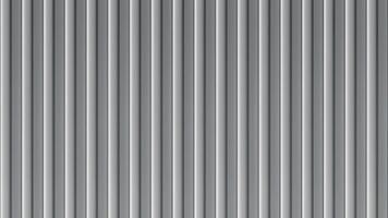 Steel corrugated panel with silver metal texture and iron sheet of zinc. Container roof and plate of white wall with tile pattern in aluminum. Vertical siding galvanized with ribbed surface. vector