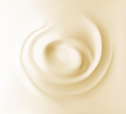 White chocolate swirl cream background texture milk pudding creamy ice liquid mayonnaise. creme pattern yogurt sauce abstract twirl vanilla mousse delicious illustration circle bowl sweet.