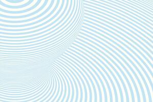 Abstract wavy line pattern in light blue and white, creating an optical illusion of depth and movement. Modern digital artwork with curved geometric shapes, dynamic flow, and a surreal, minimalist vector
