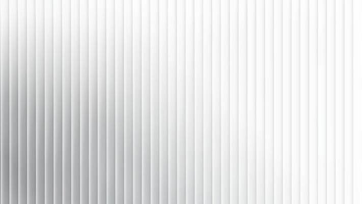 Background wall pattern with metal panel and white glass roof. Iron siding plate of zinc container and steel sheet effect. 3D silver wave on house aluminum profile with ribbed transparent design.