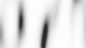 Dot background gradient and comic noise pattern and grid overlay. Wave effect with bitmap pixel vintage grain for retro poster frame duotone. vector