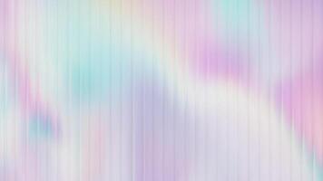 Ribbed glass background with hologram and iridescent gradient blue color. Rainbow abstract effect with foil light and pink metal silver line. Wall texture with diamond purple chrome glow and wave vector