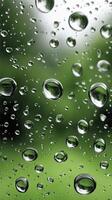 Raindrops on the window photo