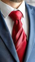A man wearing a suit and tie photo