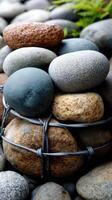 A pile of rocks photo