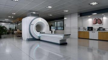A mri machine in a hospital room photo