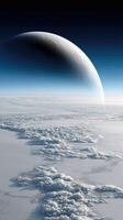 A view of the earth from space photo
