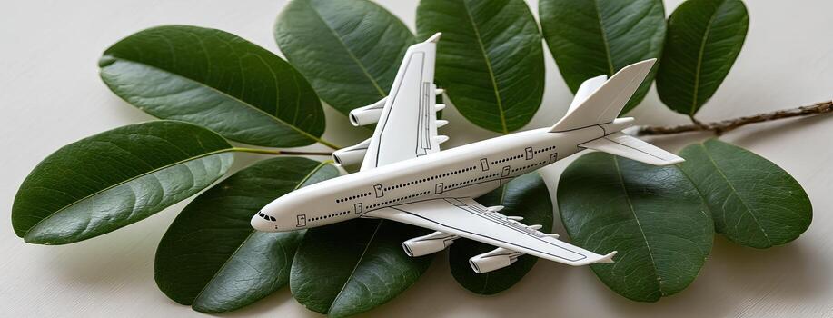 A plane on a leaf photo