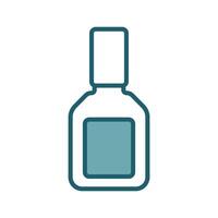 Correction Fluid Stroke on Paper Icon vector