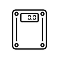 Bathroom Scale Graphic for UI and App vector