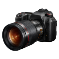 Professional DSLR camera with large lens ready to capture stunning images a powerful tool for photography enthusiasts png