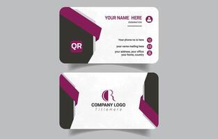 Stylus Innovative Business Card Layout vector