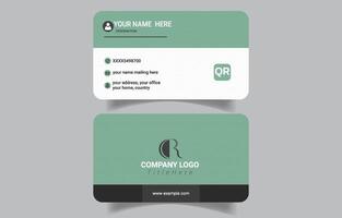 Minimalism Corporate Business Card Design2 vector