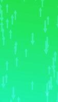 Abstract Green Blue Gradient Background Opposing Arrows Vertical Display video