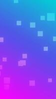 Abstract Blue Purple Gradient Background Ascending Glowing Pixels Vertical Display video