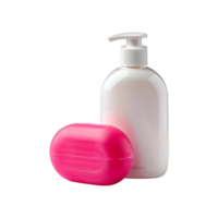 Soap with shampoo on transparent background png