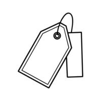 Black and White Sale Tags with Sale and New Text label vector