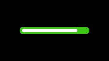 Loading Line. 4k Animation With Alpha channel video