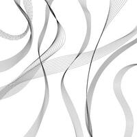 Abstract Composition of Flowing Lines and Subtle Gradients vector