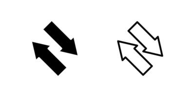 Comprehensive trading platform icons featuring exchange and swap symbols for financial trading and investment applications vector